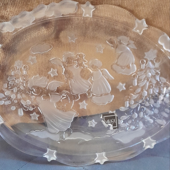 Mikasa Clear Crystal Christmas Holliday Star Dish NWT - Picture 4 of 11